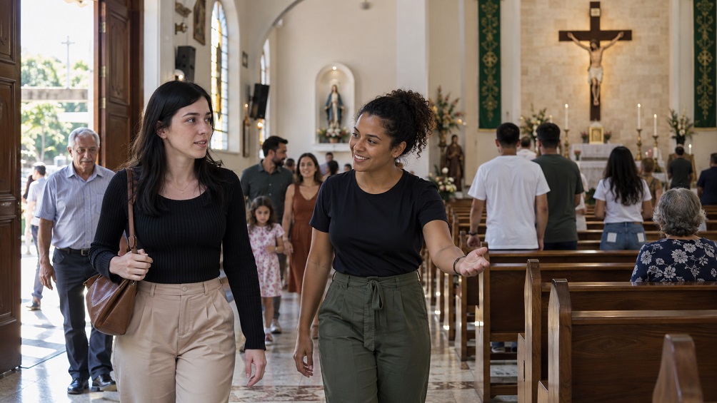 Ministério da Acolhida: como receber visitantes e organizar a saudação inicial 6 acolhimento na igreja catolica capa